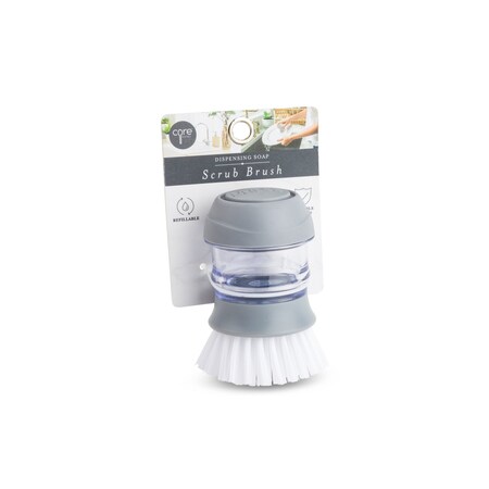 Core Kitchen Dispensing Soap Scrub Brush - Pewter 44300